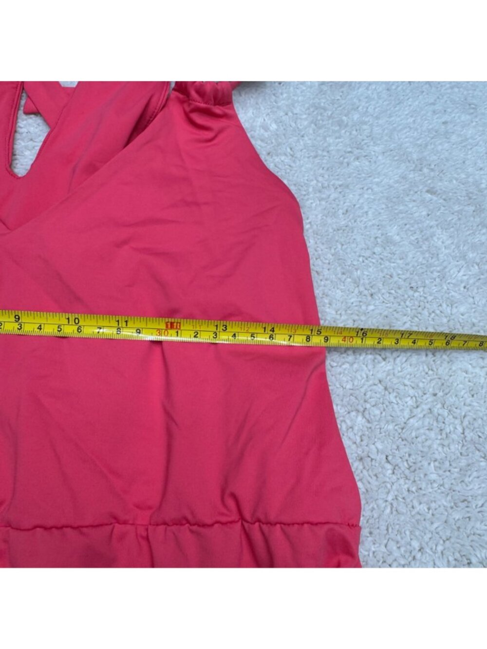 NWOT Tommy Bahama Women's Hot Pink Activewear Double Strap Spa Dress, Size S - Picture 7 of 9
